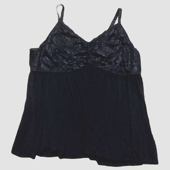 Size 4X Torrid Sleep Lingerie Black Top - Picture 1 of 3